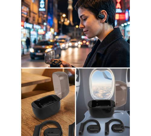 Şarj Kutulu Kablosuz Kulaklık Dokunmatik Kontrol Stereo Ses Deneyimi