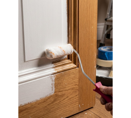 Profesyonel Mini Boya Rulosu 10 Cm Boya Fırça Seti 6 Yedek Rulo Hediyeli