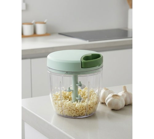 5 Bıçaklı Manuel Rondo İpli Sebze Doğrama Mutfak Aparatı