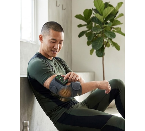 Isı Kontrollü Titreşimli Diz Omuz Masaj Dizlik Seti Kablosuz 2 Adet