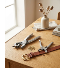 Kemer Delme Pensesi 2li Set Deri Ürünler İçin Pratik Delik Açma Aparatı