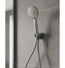 Çok Fonksiyonlu El Duşu Başlığı Spiral Hortumlu Dayanıklı Duş Seti