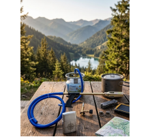 LPG Gazlı Pürmüz Hortumlu Alev Tabancası Mangal Yakma Kamp Ateşi ve Atölye Kullanımı