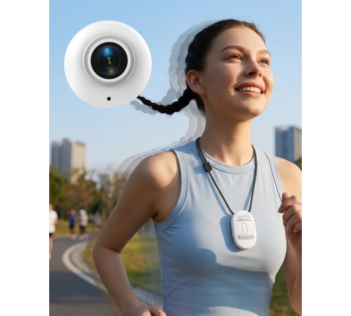 Manyetik Sabitlemeli 1080P Spor Kamera Geniş Açı Lens ve Mobil Bağlantı Özellikli