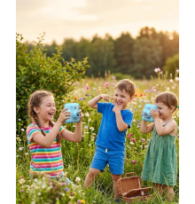 HD Ekranlı Çocuk Kamera Anında Fotoğraf Baskı ve Boyama Kalemli
