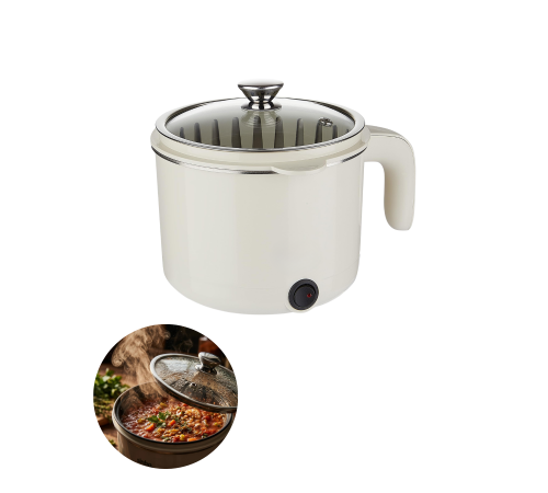 Çok Amaçlı Elektrikli Pişirici 1 Litre Mini Elektrikli Tencere Buharda Pişirme Özellikli
