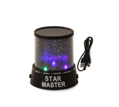 Tavana Yıldız Yansıtan Projeksiyon Gece Lambası USB Çalışan