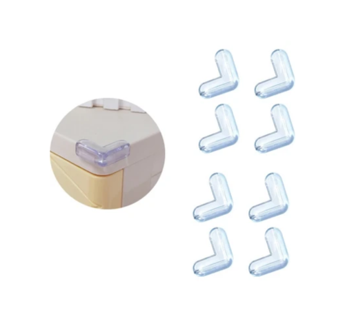 Şeffaf Masa Kenarı Koruyucu 8 Adet Mobilya Köşe Koruma Seti