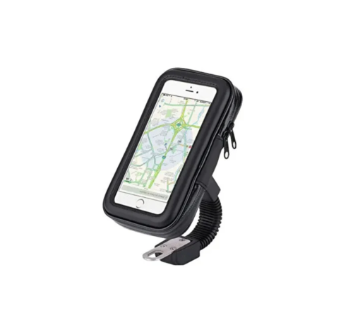 Su Geçirmez Motosiklet Bisiklet Telefon Tutucu 360 Derece Döner Gidon Telefon Standı