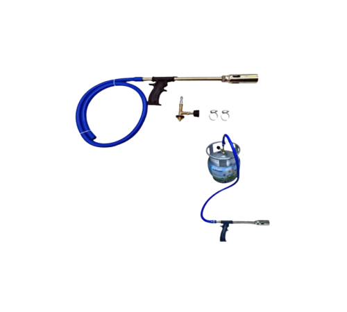 Profesyonel Gazlı Pürmüz Alev Tabancası Hortumlu LPG Yakıcı Ateş Başlatma ve Tamir Aleti