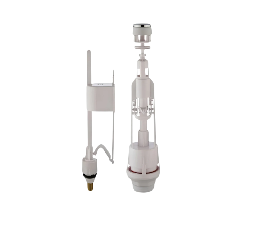 Basmalı Vitrifiye Rezervuar İç Takımı Ayarlanabilir Sessiz Dolumlu Klozet Rezervuar Mekanizması