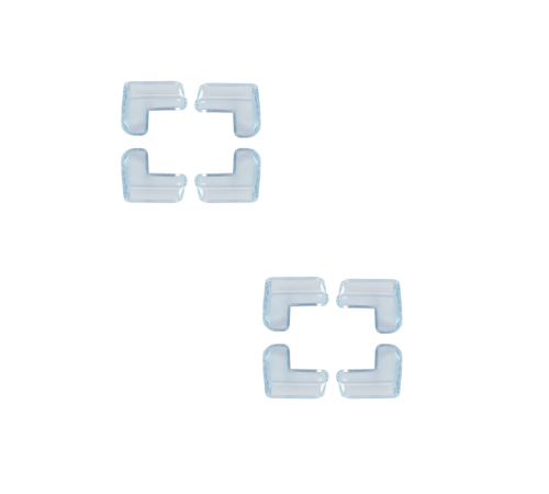 Şeffaf Masa Kenarı Koruyucu 8 Adet Mobilya Köşe Koruma Seti