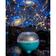 Çok Renkli LED Yıldız Projektör Gece Lambası Bluetooth Müzik Çalar ve Kumandalı Kontrol