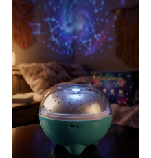 Uzaktan Kumandalı Döner Yıldız Projeksiyon Lambası Bluetooth Hoparlör ve Renk Değiştirme Özelliği