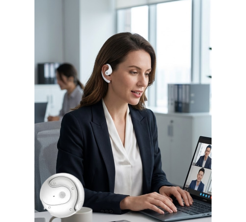 Bluetooth Kulaklık Çift Mikrofonlu Uzun Kullanım Süreli ve Hızlı Şarj Özellikli