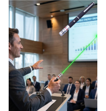 Yeşil Lazer Işık Kalemi Uzun Menzil ve Dayanıklı Gövde