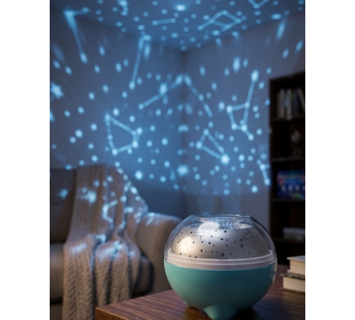 Bluetooth Bağlantılı Gece Lambası Yıldız Projeksiyon Işığı 7 Renk Efekti ve Zamanlayıcı Fonksiyonlu
