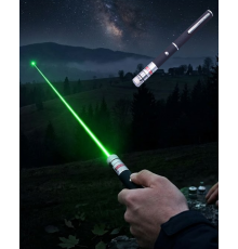 Yeşil Lazer Kalem Sunum ve Outdoor Kullanım İçin Güçlü Işın
