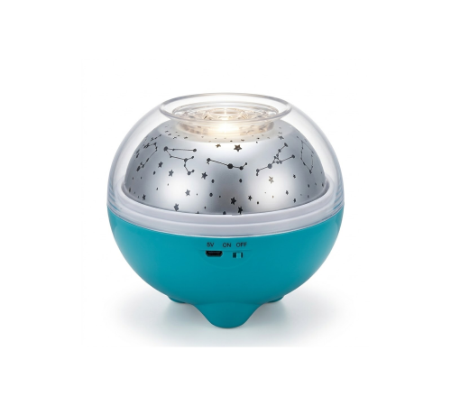 Bluetooth Bağlantılı Gece Lambası Yıldız Projeksiyon Işığı 7 Renk Efekti ve Zamanlayıcı Fonksiyonlu