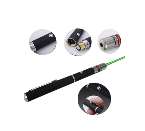 Yeşil Lazer Işık Kalemi Uzun Menzil ve Dayanıklı Gövde