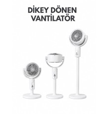 F1 DİKEY DÖNEBİLEN VANTİLATÖR