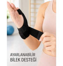 Başparmak Destekli El Bilek Ateli Metal Destekli Ayarlanabilir Bileklik De Quervain