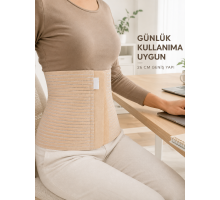 26 cm Karın Korsesi 4 Kademeli Ayarlanabilir Abdominal Bel Destek Korsesi