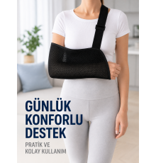 Fileli Kol Askısı Ayarlanabilir Omuz Askılı Nefes Alabilen Kol Destekleyici