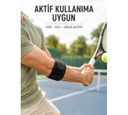 Tenisçi Dirseği Bandı Ayarlanabilir Epikondilit Dirsek Desteği