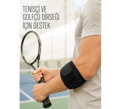 Ayarlanabilir Epikondilit Bandı Tenis Golf ve Sporcu Dirsek Desteği