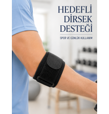 Sporcu Dirsek Bandı Tenisçi Golfçü Dirseği İçin Epikondilit Bandajı