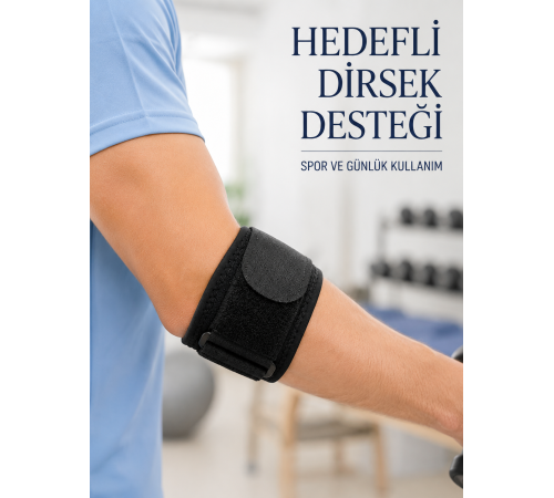 Sporcu Dirsek Bandı Tenisçi Golfçü Dirseği İçin Epikondilit Bandajı