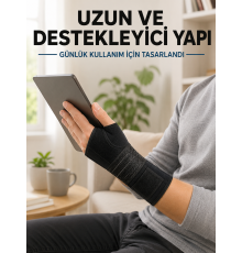 Avuç İçi Metal Destekli El Bilekliği Ayarlanabilir Cırtlı Bilek Desteği