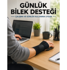 El Bilekliği Avuç İçi Metal Destekli Uzun Ayarlanabilir Bilek Koruyucu