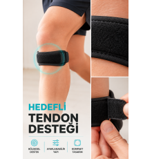 Ayarlanabilir Tendon Destek Bandı Diz Altı Spor Koşu Yürüyüş Bandı