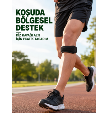 iz Altı Tendon Destek Bandı Ayarlanabilir Cırtlı Sporcu Bandı