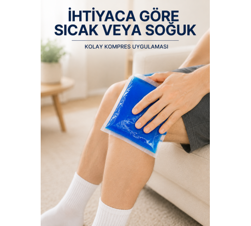 Sıcak Soğuk Termojel Kompres Paketi Çok Amaçlı Tekrar Kullanılabilir Jel