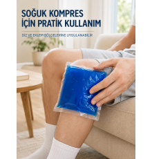 Mavi Termojel Kompres Paketi Sıcak Soğuk Kullanımlı Pratik Jel Kompres
