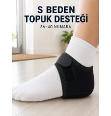 Topuk Koruyucu Destek Çorabı S Beden 36-40 Numara Cırtlı Esnek Tasarım