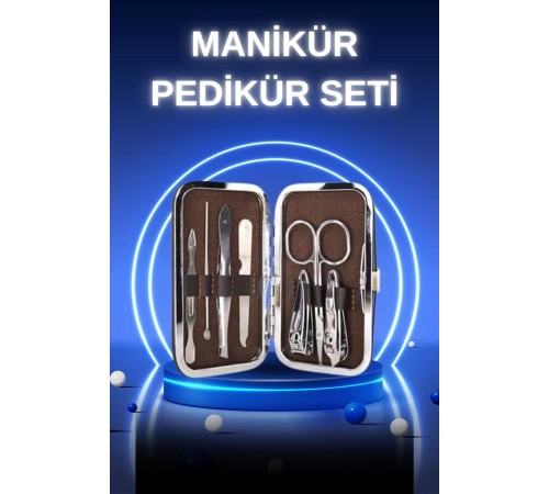 Manikür Pedikür Seti 7 Parça Tırnak Mantarı Tırnak Batığı Temizleme Taşınabilir