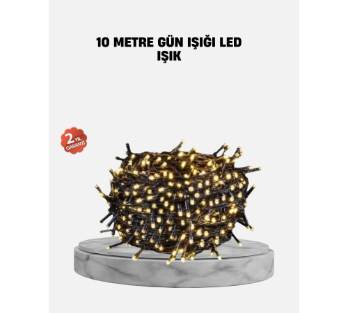 10 Metre LED Işıklı Dekoratif Parti ve Kutlama Aydınlatması