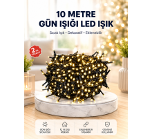 10 Metre LED Işıklı Dekoratif Parti ve Kutlama Aydınlatması