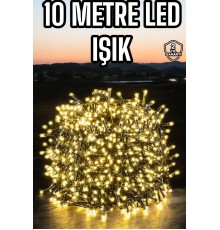 Led Işık 10 Metre Gün Işığı Parlak ve Doğal Ağaç Süsleme