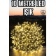 Led Işık 10 Metre Gün Işığı Parlak ve Doğal Ağaç Süsleme