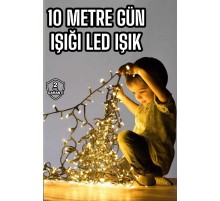 10 Metre Led Işık Saçaklı Dekoratif Şerit Led