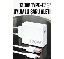 120W Şarj Aleti Type-C Uyumlu Turbo Şarj Aleti