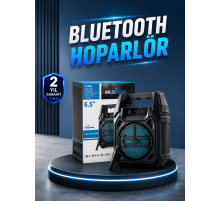 15W Güçlü Ses Çıkışlı Bluetooth Hoparlör FM Radyo ve Mikrofon Destekli