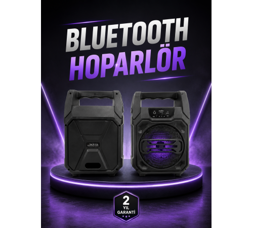 6.5 İnç Kablosuz Hoparlör Bluetooth Bağlantılı Yüksek Ses