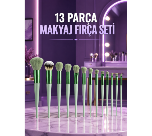 Kusursuz Makyaj İçin Yumuşak ve Dayanıklı Makyaj Fırça Seti