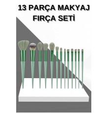 13 Parça Makyaj Fırça Seti Far Fırçası Allık Fırçası Yumuşak Uçlu